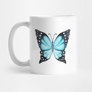 blue butterfly Mug